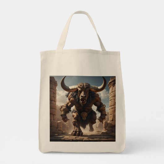 Minotaur Tote Bag (Achterkant)