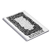 Minotaur van geweten citeert Nietzsche Notitieboek (Rechterzijde)