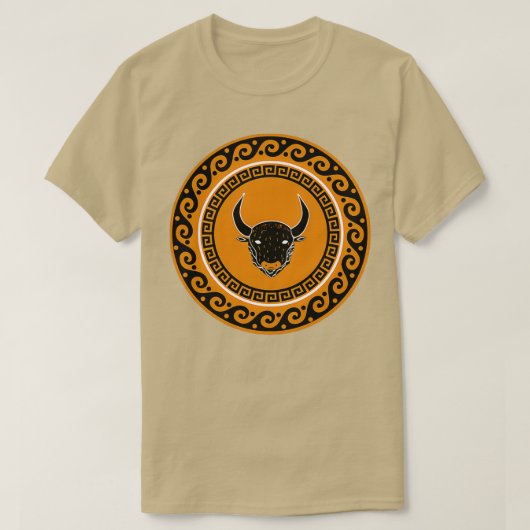 Minotaurkop T-shirt (Design voorkant)