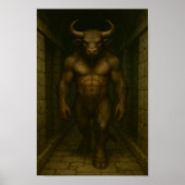 Minotaurus in het doolhof - de levende legende van poster (Voorkant)