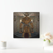 Minotaurwandklok Vierkante Klok (Huis)