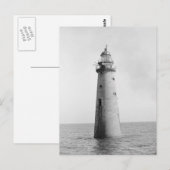 Minot's Ledge Light, 1880 Briefkaart (Voorkant / Achterkant)