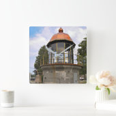 Minots Ledge Lighthouse Lantern Square Wall Clock Vierkante Klok (Huis)