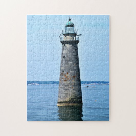 Minots Ledge Lighthouse Mass. Jigzaag Puzzle Legpuzzel (Verticaal)