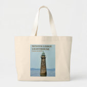Minots Ledge Lighthouse Massachusetts Canvas tas (Voorkant)