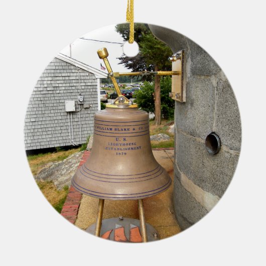 Minots Ledge Lighthouse Massachusetts Ornament (Achterkant)