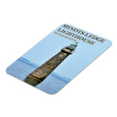 Minots Ledge Lighthouse, Massachusetts PhotoMagnet Magneet (Linkerzijde)