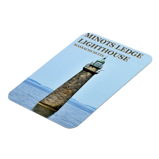 Minots Ledge Lighthouse, Massachusetts PhotoMagnet Magneet (Linkerzijde)