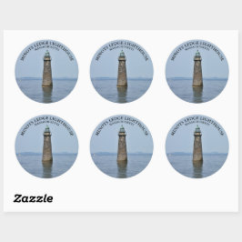 Minots Ledge Lighthouse Massachusetts Stickers
