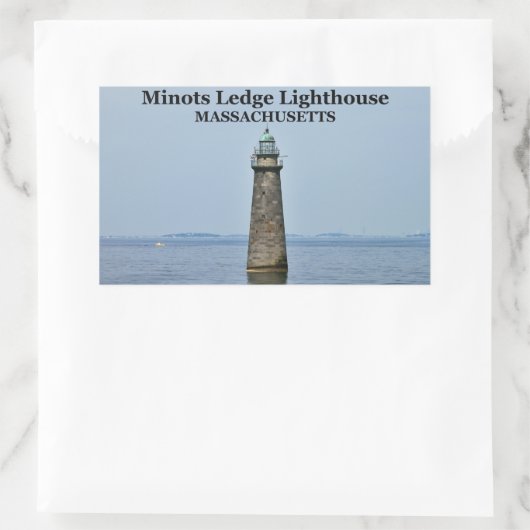 Minots Ledge Lighthouse, Massachusetts Stickers (Tas)