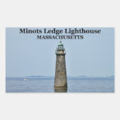Minots Ledge Lighthouse, Massachusetts Stickers (Voorkant)