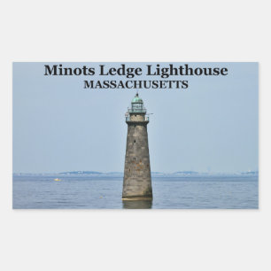 Minots Ledge Lighthouse, Massachusetts Stickers