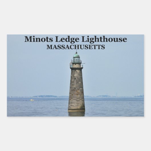 Minots Ledge Lighthouse, Massachusetts Stickers (Voorkant)