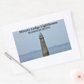 Minots Ledge Lighthouse, Massachusetts Stickers (Envelop)