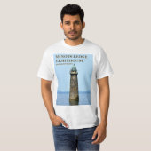 Minots Ledge Lighthouse, Massachusetts T-Shirt (Voorkant volledig)