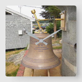 Minots randvuurtoren Fog Bell Square Wall klok