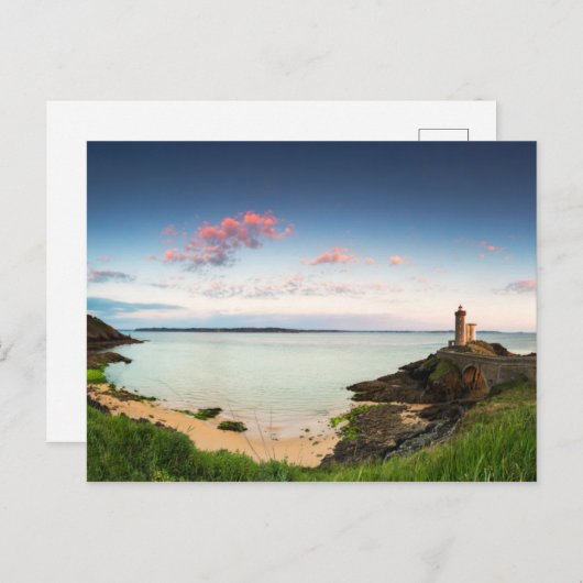 Minou Lighthouse | Frankrijk Brittany Finistere Briefkaart (Voorkant / Achterkant)