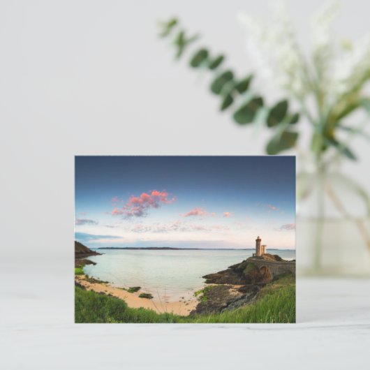 Minou Lighthouse | Frankrijk Brittany Finistere Briefkaart (Staand voorkant)