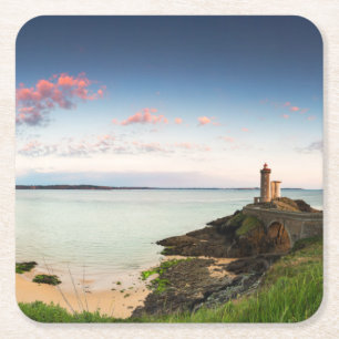 Minou Lighthouse Frankrijk Brittany Finistere Kartonnen Onderzetters