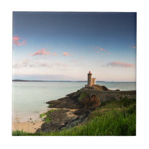 Minou Lighthouse Frankrijk Brittany Finistere Tegeltje