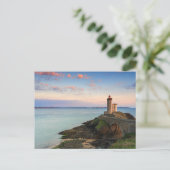 Minou-vuurtoren in Frankrijk Briefkaart (Staand voorkant)