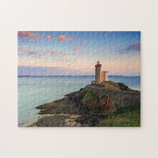 Minou-vuurtoren in Frankrijk Legpuzzel (Horizontaal)
