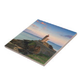 Minou-vuurtoren in Frankrijk Tegeltje (Zijkant)