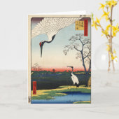 Minowa kanasugi mikawashima All Occassions Kaart (Gele Bloem)