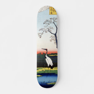 Minowa, Kanasugi, Mikawashima door Utagawa Hiroshi Persoonlijk Skateboard