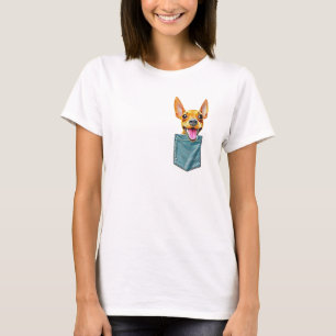 Minpin in zak minipinscher min pin pup t-shirt