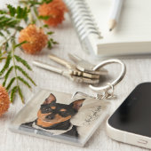 MinPin Tux Sleutelhanger (Voorkant Rechts)