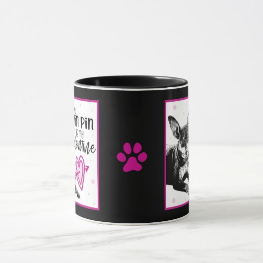 MinPin Valentijnsdag Mok - Hond Valentijn (Midden)