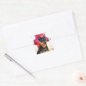 MinPinEen Vierkante Sticker (Envelop)