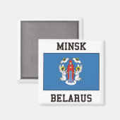 Minsk, Belarus Magneet (Voorkant / Achterkant)
