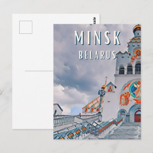 Minsk, Wit-Russische gastronomie Briefkaart (Voorkant / Achterkant)