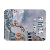 Minsk, Wit-Russische gastronomie Magneet (Horizontaal)