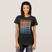 Minskin Groovy Retro Kat T-shirt (Voorkant volledig)