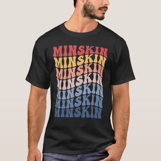 Minskin Groovy Retro Kat T-shirt (Voorkant)