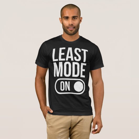 MINSTE MODUS - AAN T-SHIRT (Voorkant volledig)