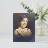 Minstens haar man hield van haar RPPC Briefkaart (Staand voorkant)