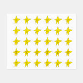 Minstens u probeerde - Gele Ster Labels (Vel)