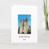 Minster Wenskaart Kaart (Achterkant)