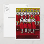 minstrel band briefkaart (Voorkant / Achterkant)
