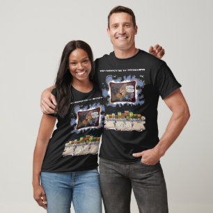Minstrel Krampen Letterlijke Woordspeling Humor T-shirt