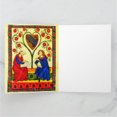 Minstrelen uit Codex Manesse - Hofse liefde Kaart (Binnen)