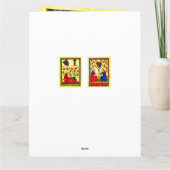 Minstrelen uit Codex Manesse - Hofse liefde Kaart (Achterkant)