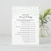Mint 2x Baby shower Spelletjes Wensen | Raad eens  Kaart (Staand voorkant)