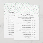 Mint 2x Baby shower Spelletjes Wensen | Raad eens  Kaart (Voorkant / Achterkant)