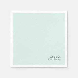 Mint aangepaste cocktail servet