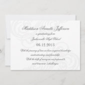 Mint Anchor Photo Afstuderen Flat Card Kaart (Achterkant)
